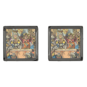 Alice in Wonderland Cheshire Cat Characters Cufflinks