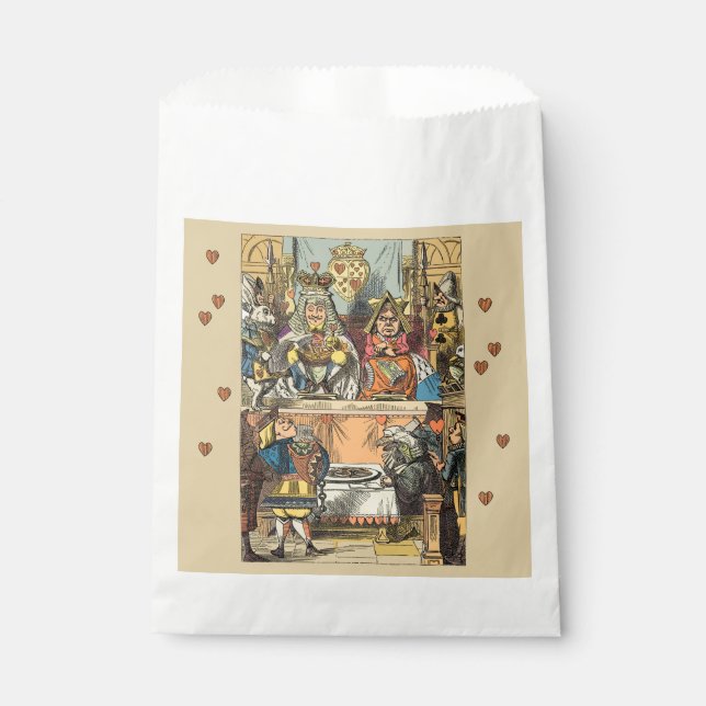 Alice in Wonderland Cheshire Cat Characters Favor Bag (Front)