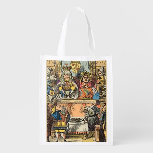Alice in Wonderland Cheshire Cat Characters Grocery Bag
