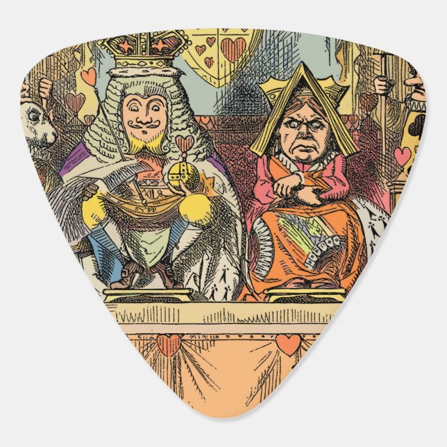 Alice in Wonderland Cheshire Cat Characters Guitar Pick (Back)