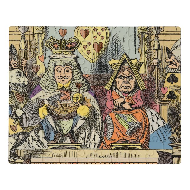 Alice in Wonderland Cheshire Cat Characters Jigsaw Puzzle (Puzzle Horizontal)