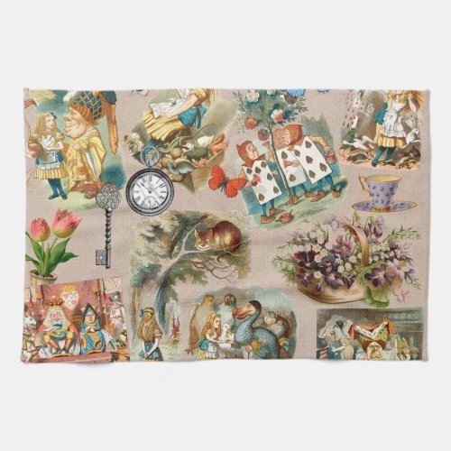 Alice in Wonderland Cheshire Cat Characters Kitchen Towel