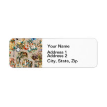 30 Cheshire Cat Personalized Address Labels 