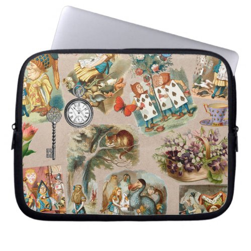 Alice in Wonderland Cheshire Cat Characters Laptop Sleeve