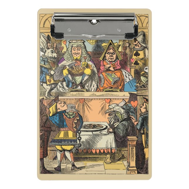 Alice in Wonderland Cheshire Cat Characters Mini Clipboard (Front)