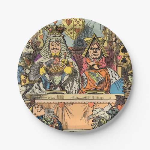 Alice in Wonderland Cheshire Cat Characters Paper Plates