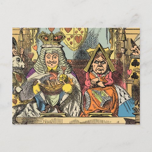 Alice in Wonderland Cheshire Cat Characters Postcard