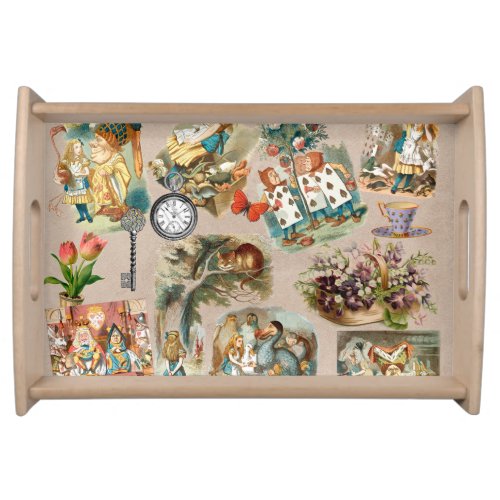 Alice in Wonderland Cheshire Cat Characters Serving Tray