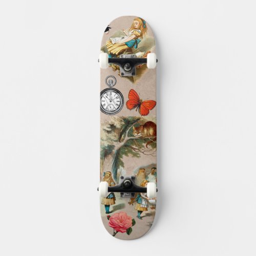 Alice in Wonderland Cheshire Cat Characters Skateboard