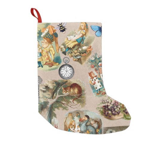 Alice in Wonderland Cheshire Cat Characters Small Christmas Stocking
