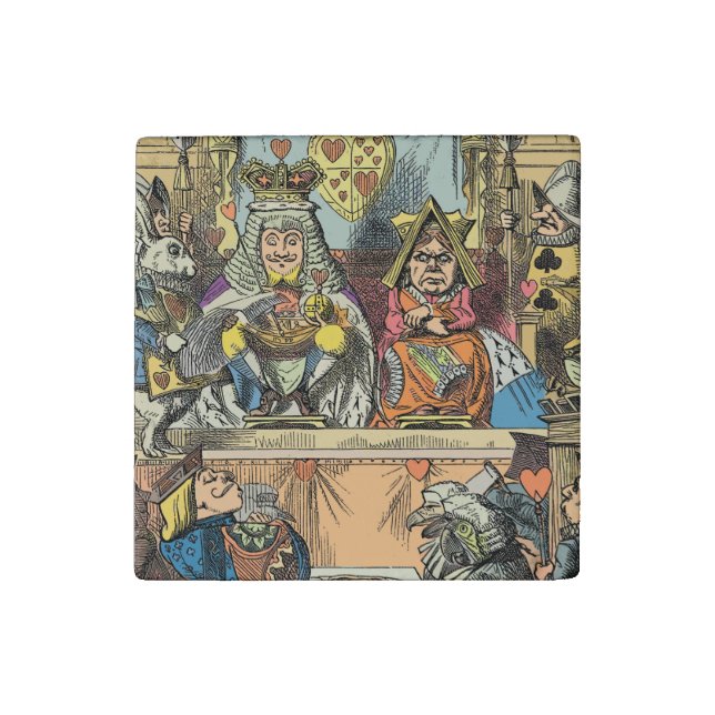 Alice in Wonderland Cheshire Cat Characters Stone Magnet (Fourth Magnet)