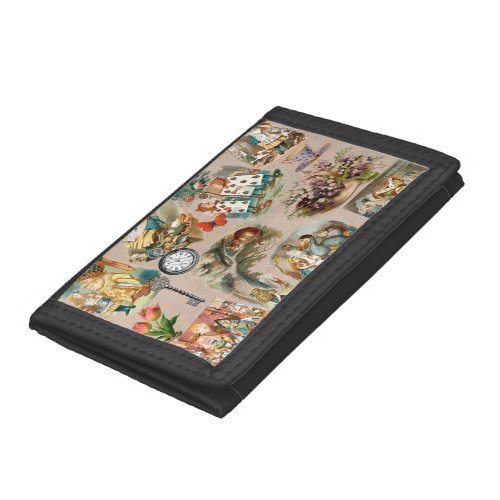 Alice in Wonderland Cheshire Cat Characters Trifold Wallet
