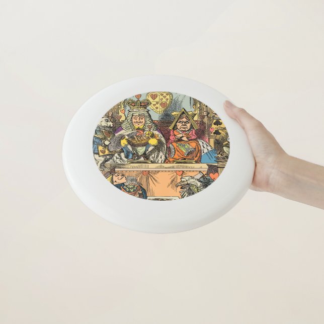 Alice in Wonderland Cheshire Cat Characters Wham-O Frisbee (In Hand)