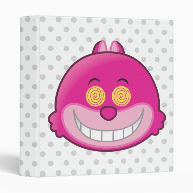 Alice in Wonderland | Cheshire Cat Emoji Binder (Front/Spine)