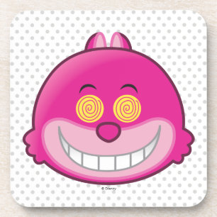 Alice in Wonderland   Cheshire Cat Emoji Drink Coaster