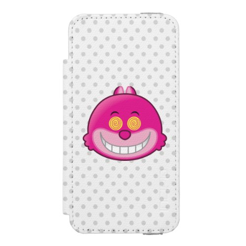 Alice in Wonderland  Cheshire Cat Emoji Wallet Case For iPhone SE55s