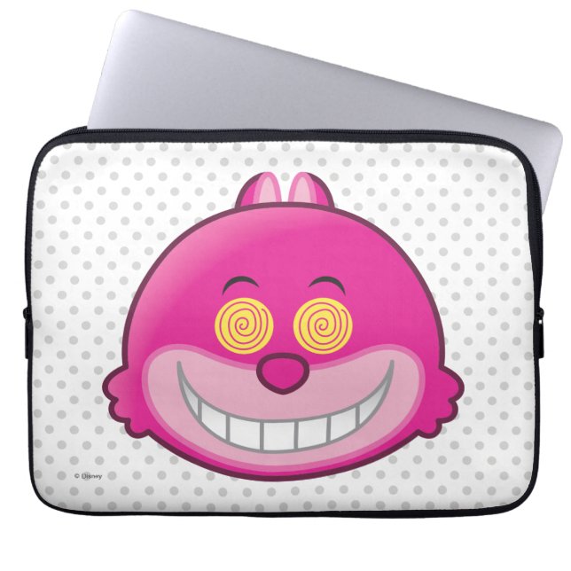 Alice in Wonderland | Cheshire Cat Emoji Laptop Sleeve (Front)