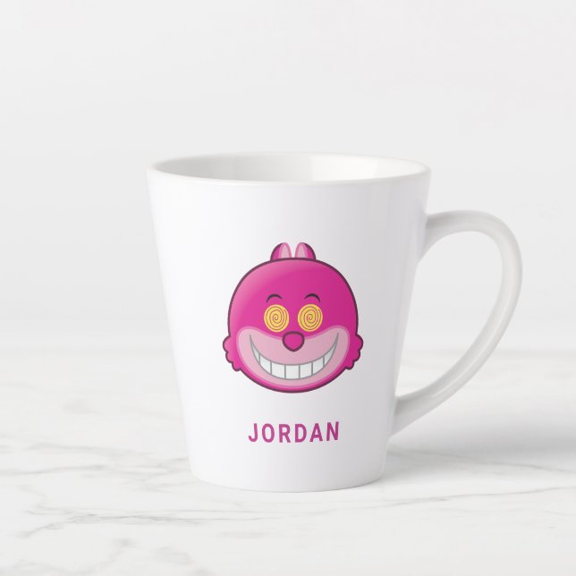 Alice in Wonderland | Cheshire Cat Emoji Latte Mug (Right)