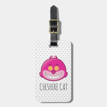 Alice In Wonderland | Cheshire Cat Emoji Luggage Tag by aliceinwonderland at Zazzle