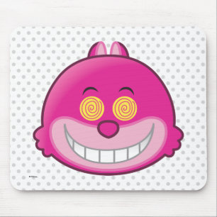 Alice in Wonderland Cheshire Cat Emoji Mouse Pad