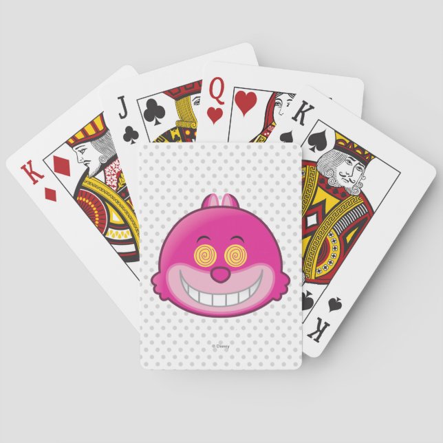 Alice in Wonderland | Cheshire Cat Emoji Poker Cards (Back)
