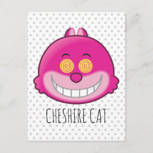 Alice in Wonderland Cheshire Cat Emoji Postcard