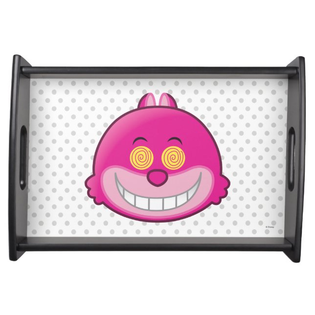 Alice in Wonderland | Cheshire Cat Emoji Serving Tray (Front)