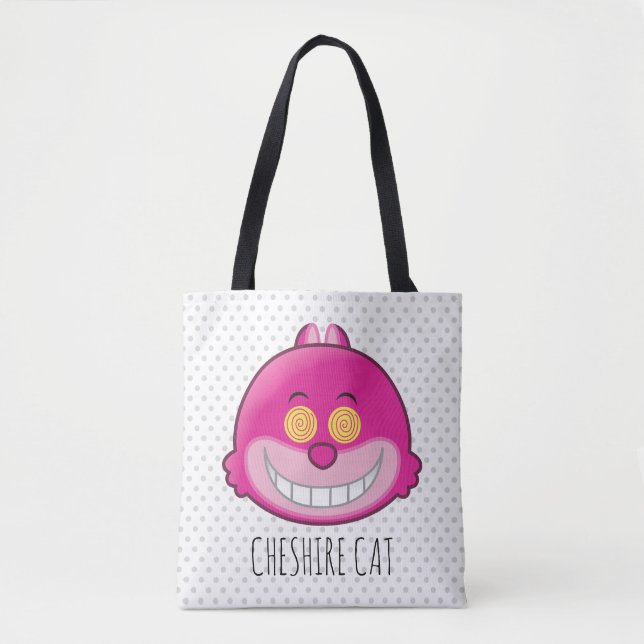 Alice in Wonderland | Cheshire Cat Emoji Tote Bag (Front)