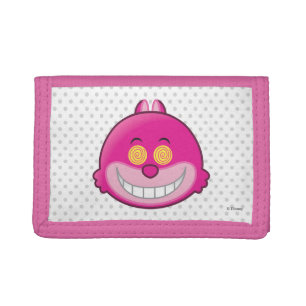 Alice in Wonderland   Cheshire Cat Emoji Tri-fold Wallet