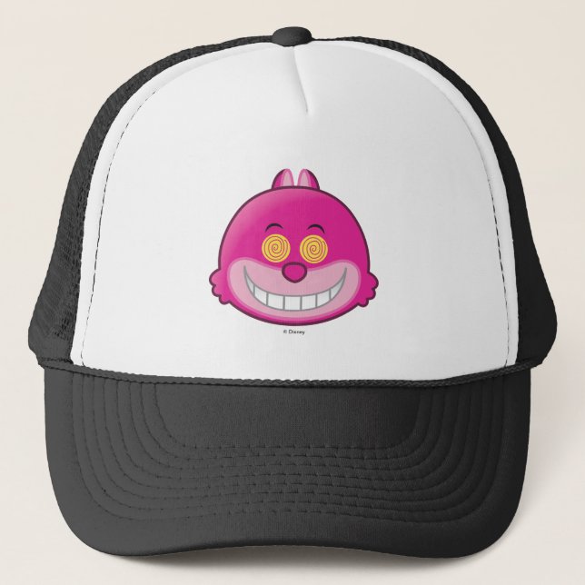 Alice in Wonderland | Cheshire Cat Emoji Trucker Hat (Front)