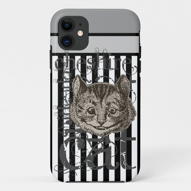 Alice In Wonderland Cheshire Cat Grunge Case-Mate iPhone Case (Back)