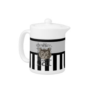 Alice In Wonderland Cheshire Cat Grunge Teapot
