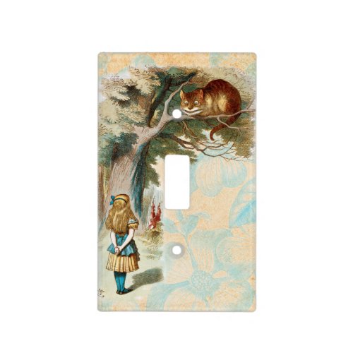 Alice in Wonderland Cheshire Cat Mad Light Switch Cover