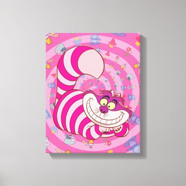 Alice in Wonderland | Cheshire Cat Smiling Canvas Print (Front)