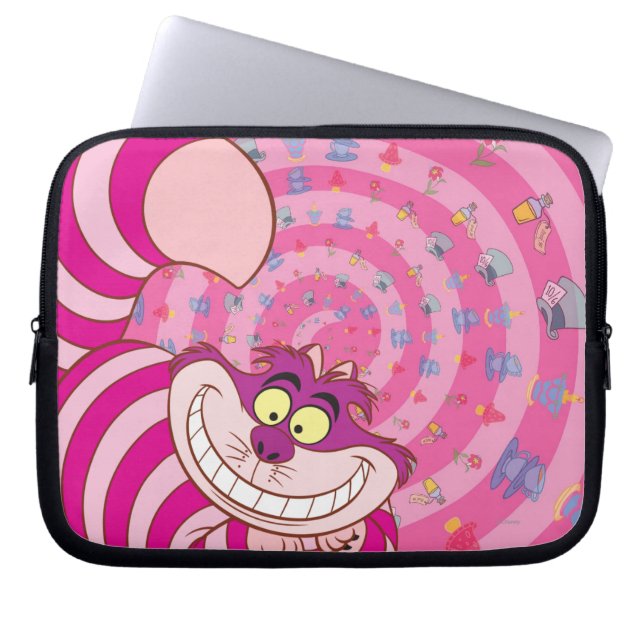 Alice in Wonderland | Cheshire Cat Smiling Laptop Sleeve (Front)