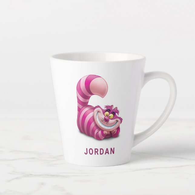 Alice in Wonderland | Cheshire Cat Smiling Latte Mug (Right)