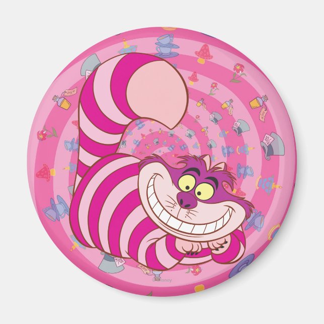 Alice in Wonderland | Cheshire Cat Smiling Magnet (Front)