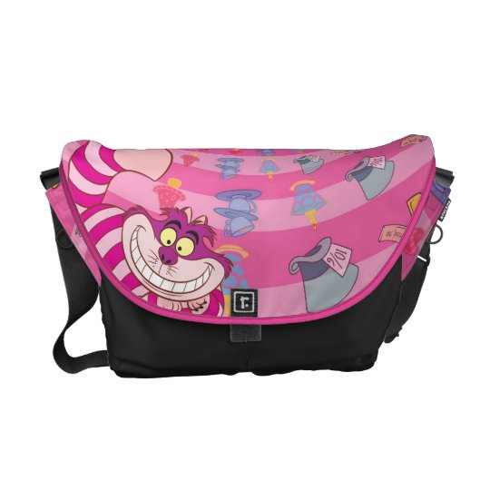 Alice in Wonderland Cheshire Cat Smiling Messenger Bag
