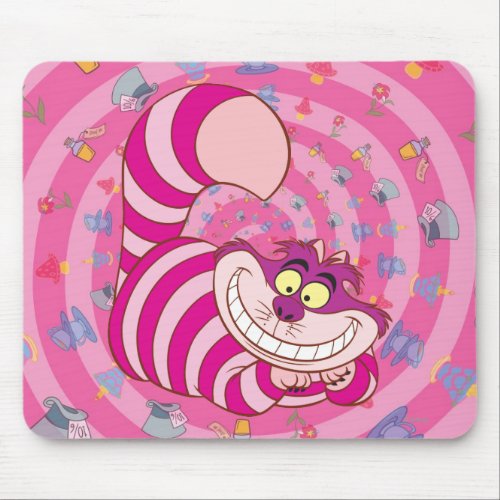 Alice in Wonderland  Cheshire Cat Smiling Mouse Pad