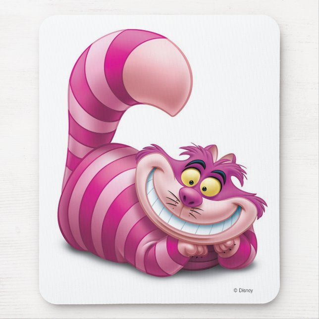 Alice in Wonderland | Cheshire Cat Smiling Mouse Pad (Front)