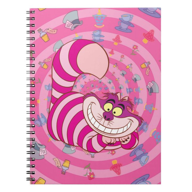 Alice in Wonderland | Cheshire Cat Smiling Notebook (Front)