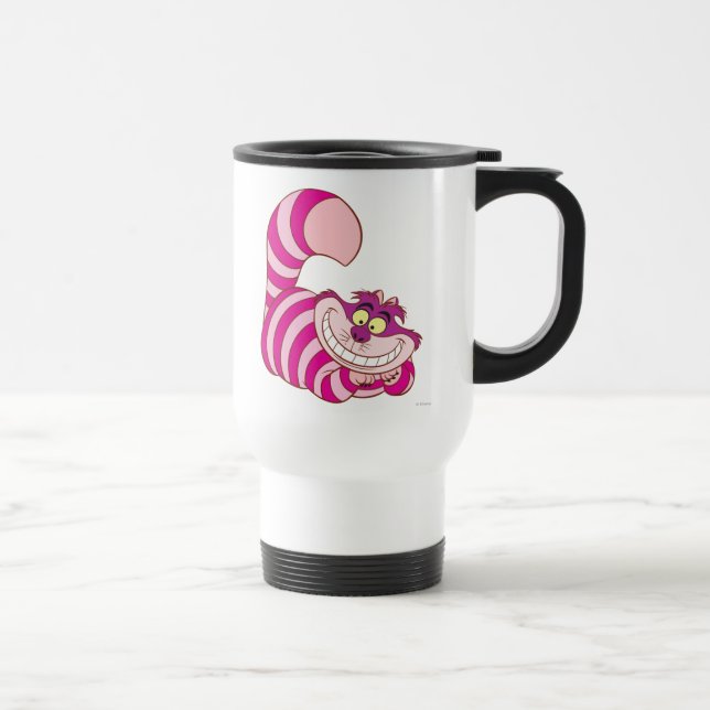 Alice in Wonderland | Cheshire Cat Smiling Travel Mug (Right)