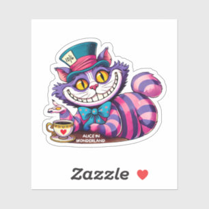 Alice in Wonderland Cheshire Cat Sticker