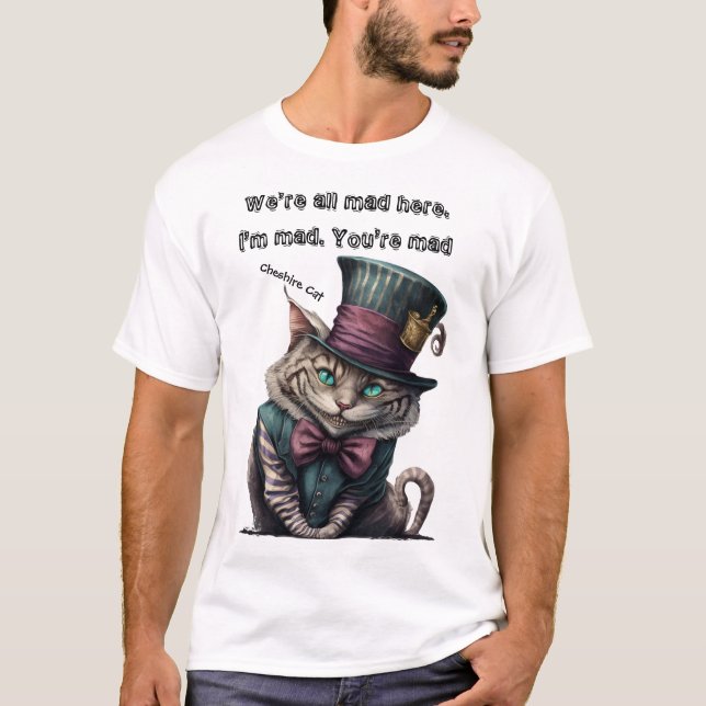 Alice in Wonderland Cheshire Cat T-Shirt (Front)