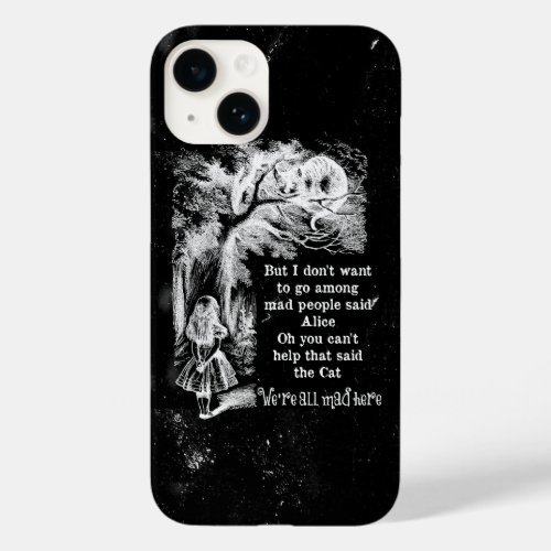 Alice in Wonderland Cheshire Cat with Alice Case_Mate iPhone 14 Case