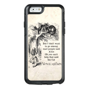 Alice in Wonderland; Cheshire Cat with Alice OtterBox iPhone 6/6s Case