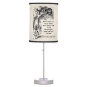 Alice in Wonderland; Cheshire Cat with Alice Table Lamp (Front)