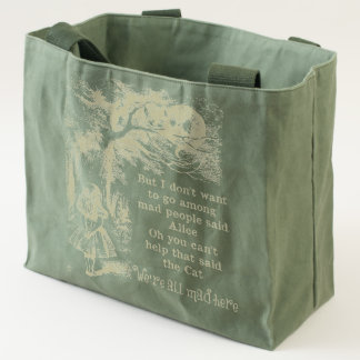 Alice in Wonderland; Cheshire Cat with Alice Tote