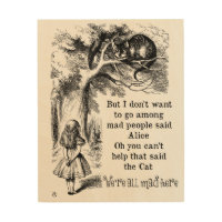 Alice in Wonderland; Cheshire Cat with Alice