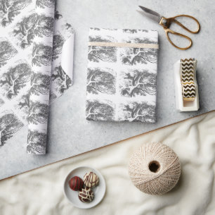 Alice in Wonderland Cheshire Cat Wrapping Paper